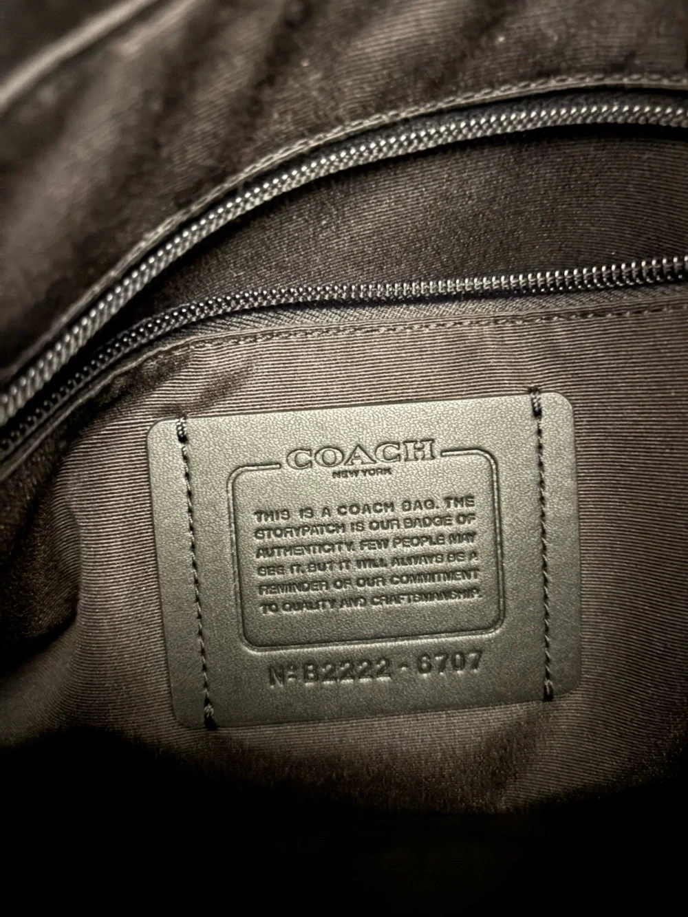 Coach Men’s Brown Signature Canvas Messenger Tote with Center Stripe